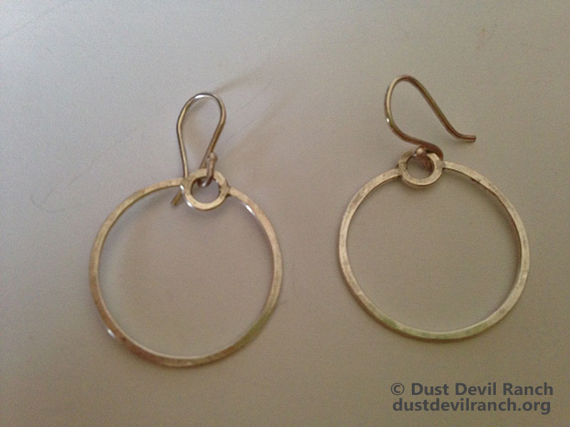 "Sterling Silver Earrings - ¾"